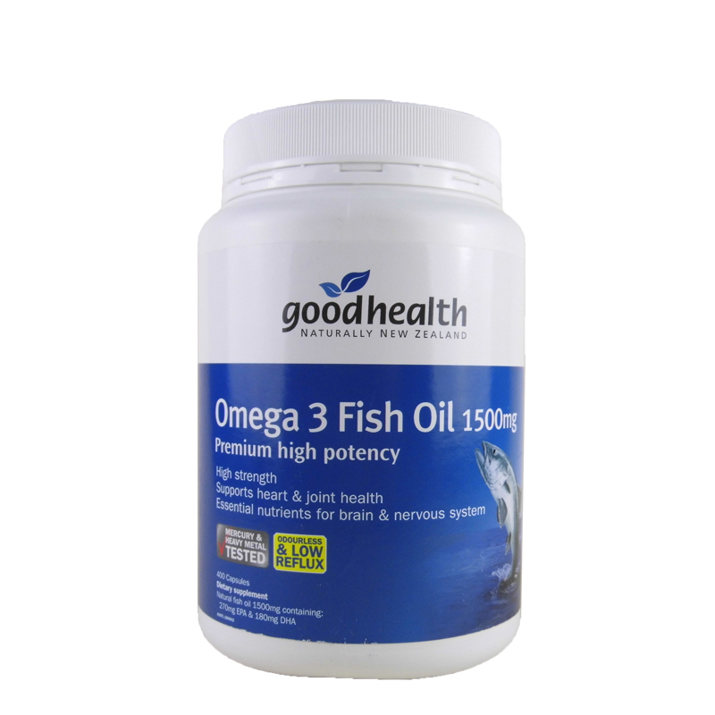 Goodhealth 好健康深海鱼油 1500mg 400粒 好健康鱼油高含量 omega3 