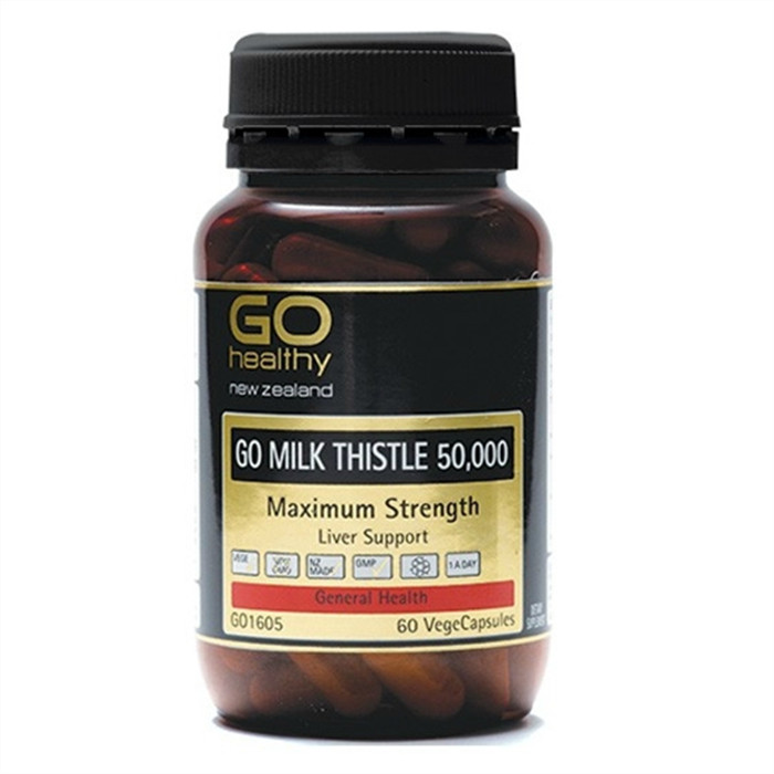 Go Healthy 高之源奶蓟草护肝胶囊 60粒 高之源护肝片50000mg