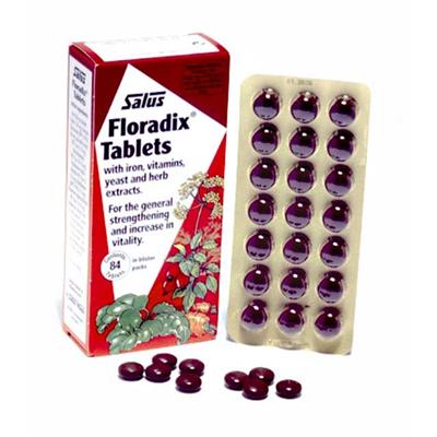 red seal floradix tablets 红印 铁元片剂 铁元片 84粒 (100g)