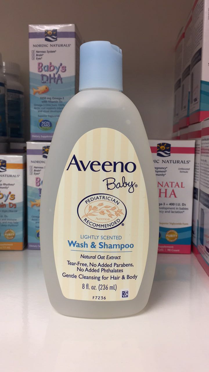 Aveeno 燕麦宝宝无泪洗发沐浴露 236ml （400g）