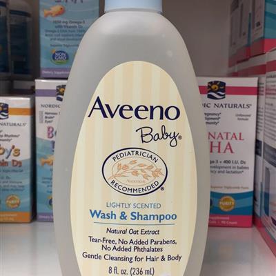 Aveeno 燕麦宝宝无泪洗发沐浴露 236ml （400g）