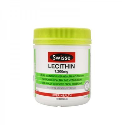 swisse 卵磷脂胶囊 1200mg 150粒 swisse卵磷脂 软磷脂 lecithin 