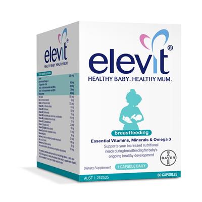 Elevit 爱乐维哺乳期专用营养素 60粒 含DHA 叶黄素 哺乳期爱乐维