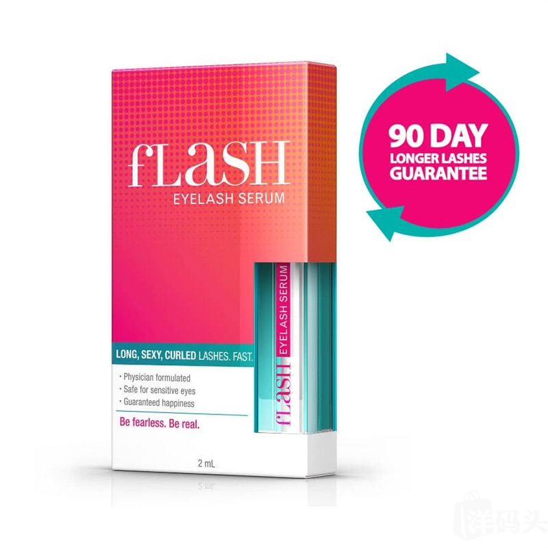 Flash Eyelash Serum血清睫毛增长液 2ml 可当透明睫毛膏安全有效