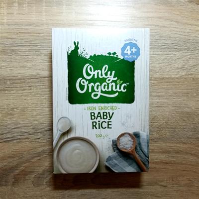 only organic 有机高铁米粉4个月以上 200g （300g）婴儿米粉 高铁米粉 迷糊 有机米粉