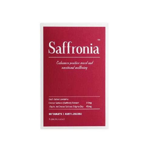 saffronia 藏红花素颜丸60粒 改善睡眠减压疲劳 unichi素颜丸