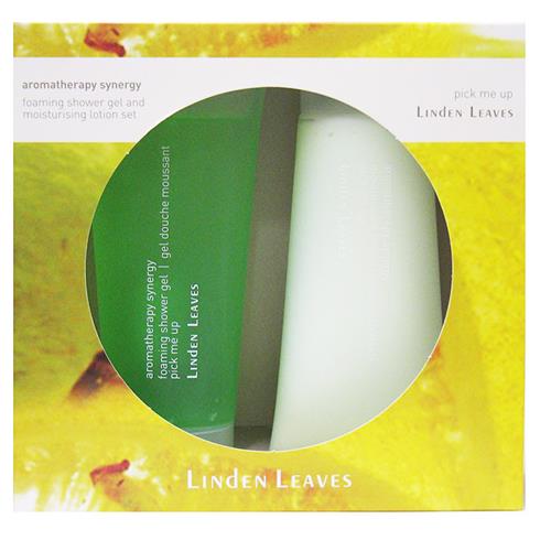 Linden Leaves 柠檬沐浴液身体乳套装 柑橘柠檬沐浴露200ml+身体乳200ml