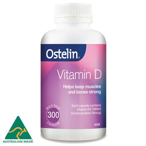 Ostelin 奥斯特林维生素D胶囊 300粒 ostelinVD 成人版家庭装