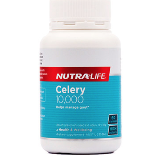 Nutra Life 纽乐芹菜籽10000mg 60粒 西芹籽胶囊 芹菜精