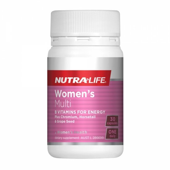 nutra life 纽乐女士维生素30粒 女性维生素 女士多维 新包装