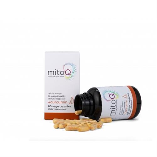 MitoQ 姜黄素精华胶囊 60粒 姜黄素健脑+提升免疫力胶囊 补脑胶囊 增强免疫力