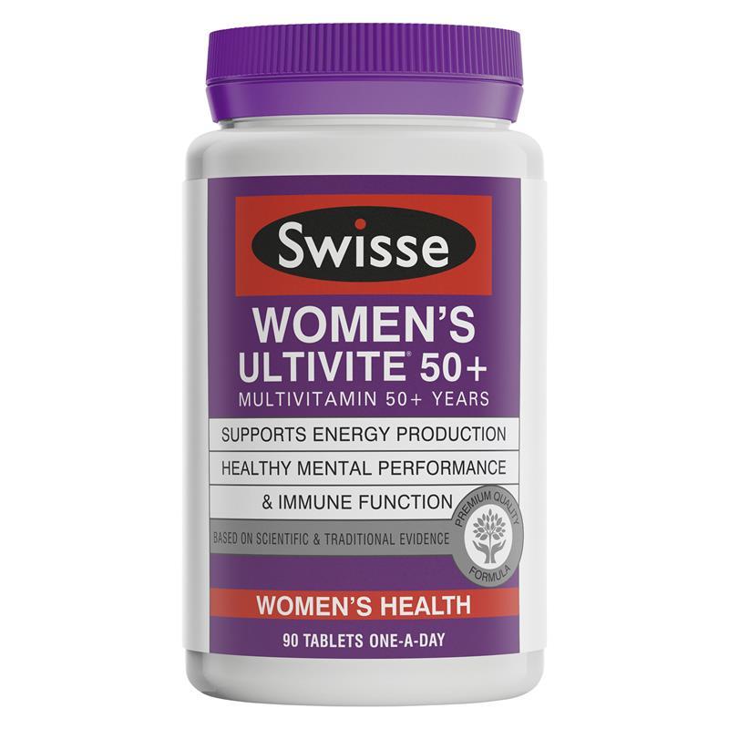 Swisse 女性复合维生素50+ 90粒 中老年多种维生素 中老年复合维生素 2020-9